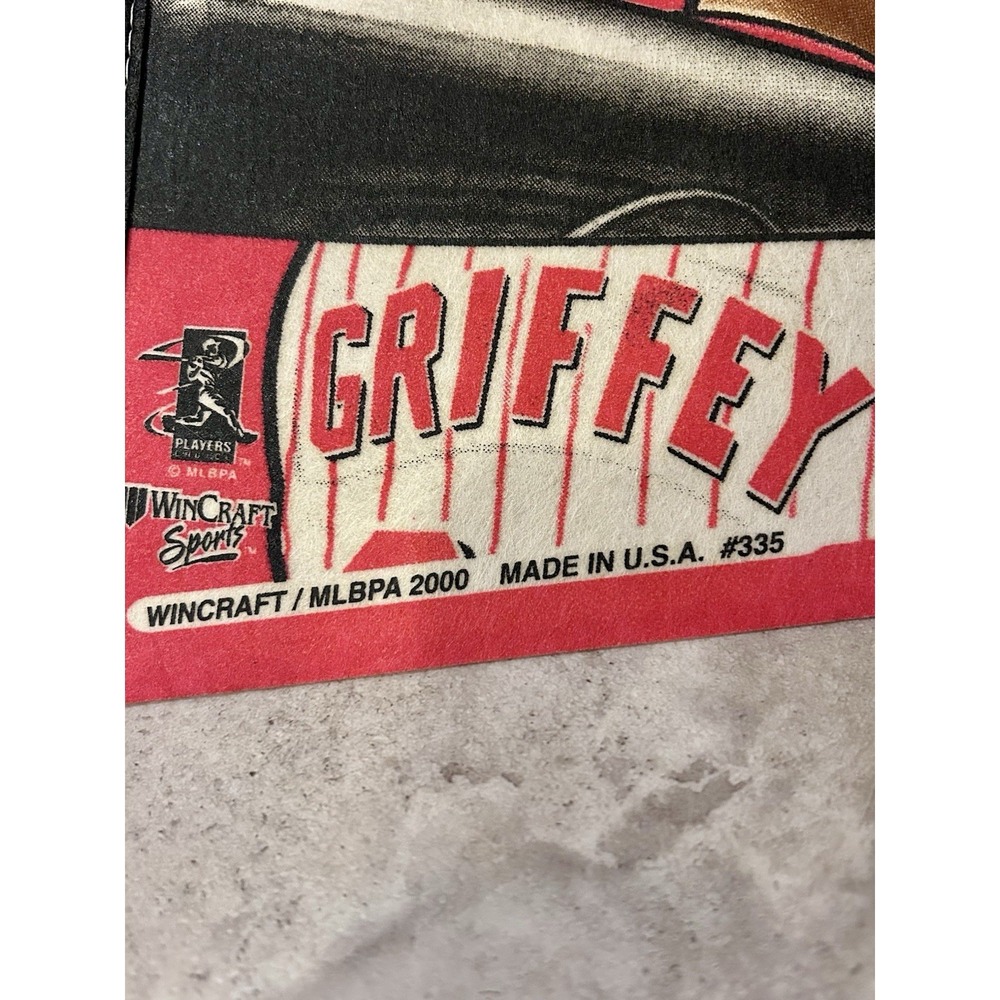 Ken Griffey Jr Cincinnati Reds MLB Vintage 2000 Wincraft 30" Pennant Design #335 - Picture 2 of 5